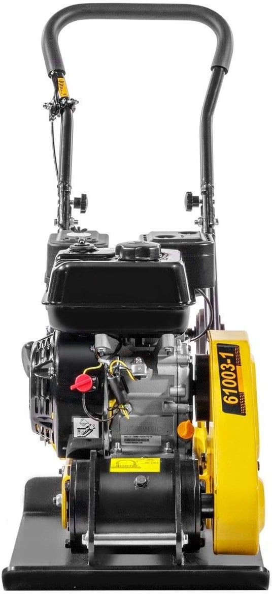 Stark Pro-Series 6.5HP 5500MAX VPM Walk Behind Plate Compactor Gas Vibration Compaction Force 2,360Lbs Force