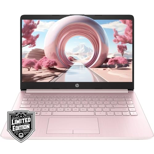 HP 14" HD Laptop | Back to School Limited Edition with 1 Year Microsoft 365 | Intel Quad-Core Processor | 16GB RAM | 576GB Storage | Long Battery Life | Black | w/WOWPC Bundle | Windows 11