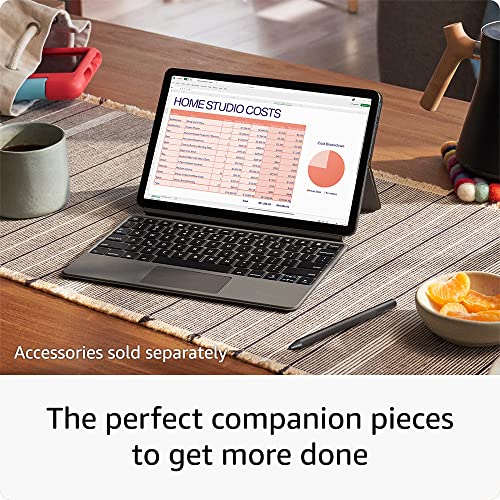 Like-New Amazon Fire Max 11 tablet (newest model) vivid 11” display, all-in-one for streaming, reading, and gaming, 14-hour battery life, optional stylus and keyboard, 64 GB, Gray