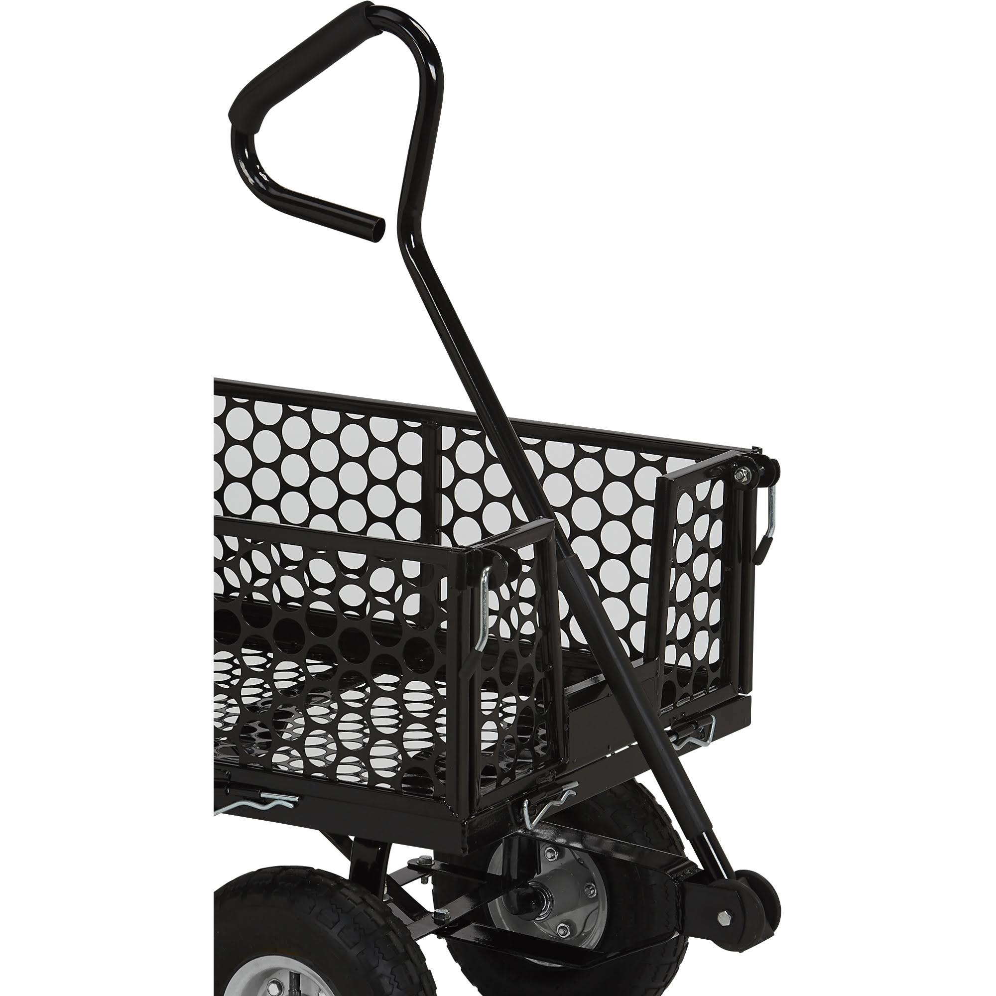 Strongway Steel Garden Wagon - 800-Lb. Capacity, 40inch L x 20inch W