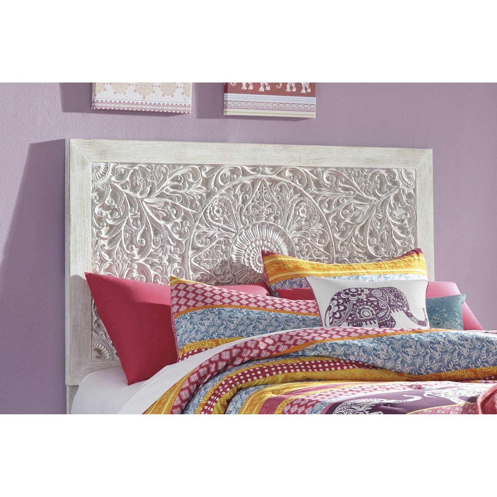 Ashley Paxberry Full Panel Headboard White