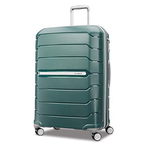 Samsonite Freeform 21-Inch Hardside Carry-On Luggage - Hardshell Carry-On Suitcase - TSA, Airline-Approved - Expandable Hard Shell, Smooth Rolling Spinner Wheels for Lightweight Travel - Navy
