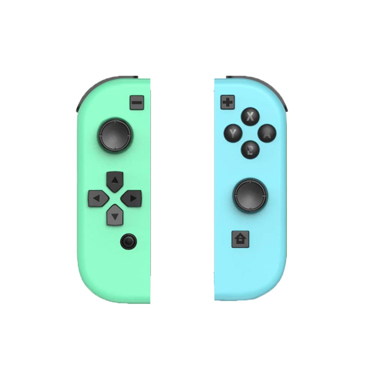 Switch Joy Con Controller, Switch Controller Animal Edition Replacement for Switch/ Switch Lite, Remote Controller Gamepad Joystick, Joy Con(L/R) Compatible with Switch Console( Green & Blue) Pack of 2