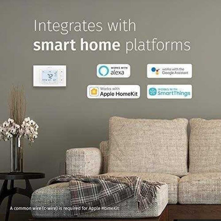 Emerson Sensi Wi-Fi Smart Thermostat for Smart Home, DIY, Works With Alexa, Energy Star Certified, ST55