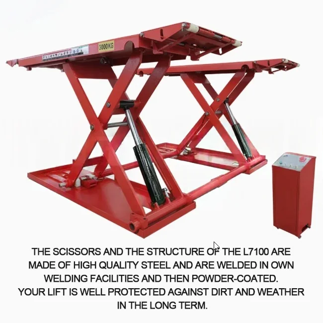 Automotive Garage Equipment Hydraulic Scissor Car Lift for Shop