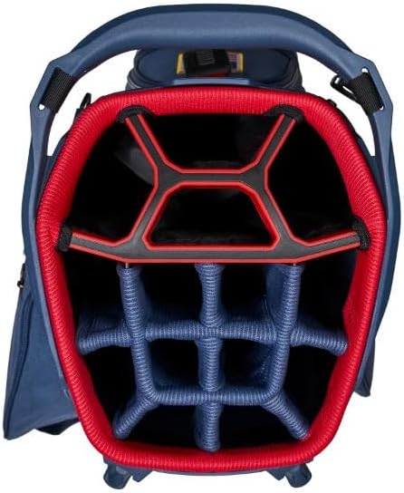 Callaway Golf 2022 Fairway 14 Stand Bag, Navy/Red/White Color