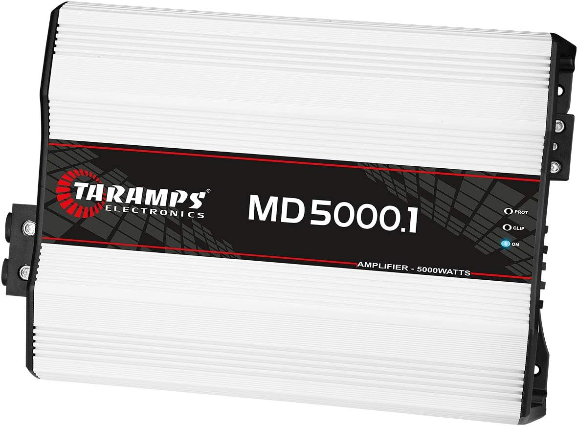 Taramps MD 5000.1 1 Channel 5000 Watts Rms Car Audio Amplifier 2 Ohm