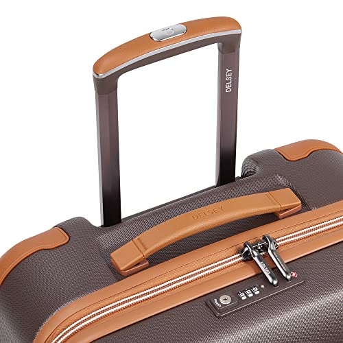 DELSEY PARIS Chatelet Air 2.0 Hardside Luggage with Spinner Wheels, Angora, Checked-Large 28 Inch