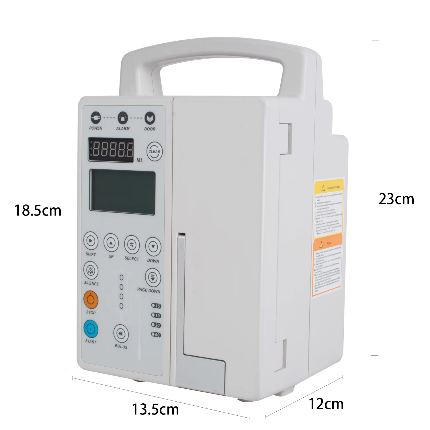 Vinmax Veterinary Infusion Pump IV Fluid Pump With Audible Visual Alarm Machine