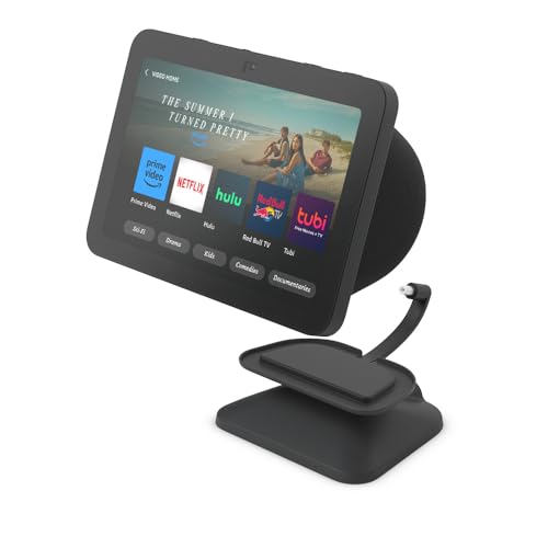 Amazon Echo Show 8 (newest model), With Spatial Audio, Smart Home Hub, and Alexa, Charcoal