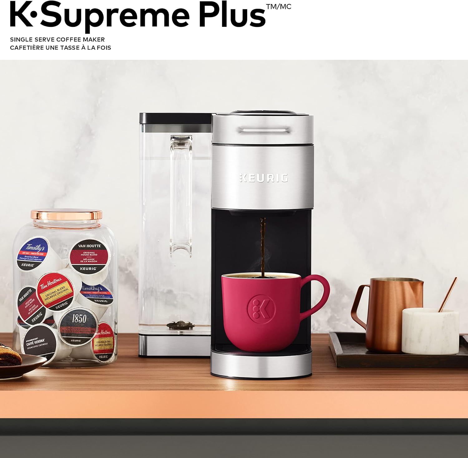 K-Supreme Plus Single Serve K-Cup Pod Coffee Maker
