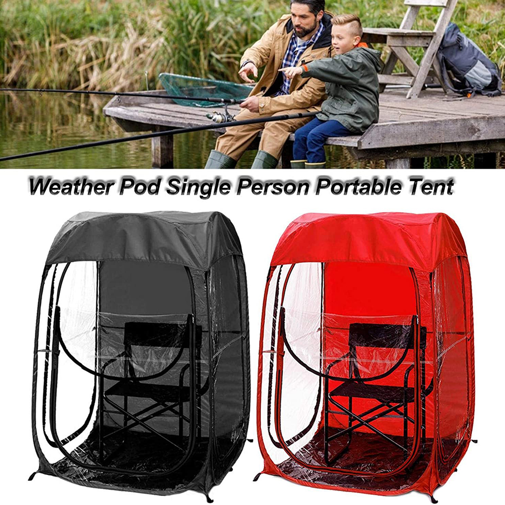 CNMF Outdoor Sport Events Watching Tent Fishing Canopy Single Portable Tent For Fishing Football Pop-up 1 Person Tent for Camping Beach