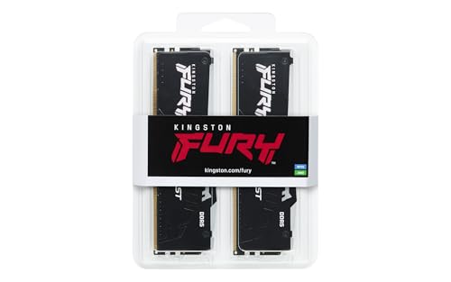 Beast 64GB (2x32GB) 6000MT/s DDR5 CL30 Desktop Memory | AMD Expo | Plug N Play | Kit of 2 | KF560C30BBEK2-64