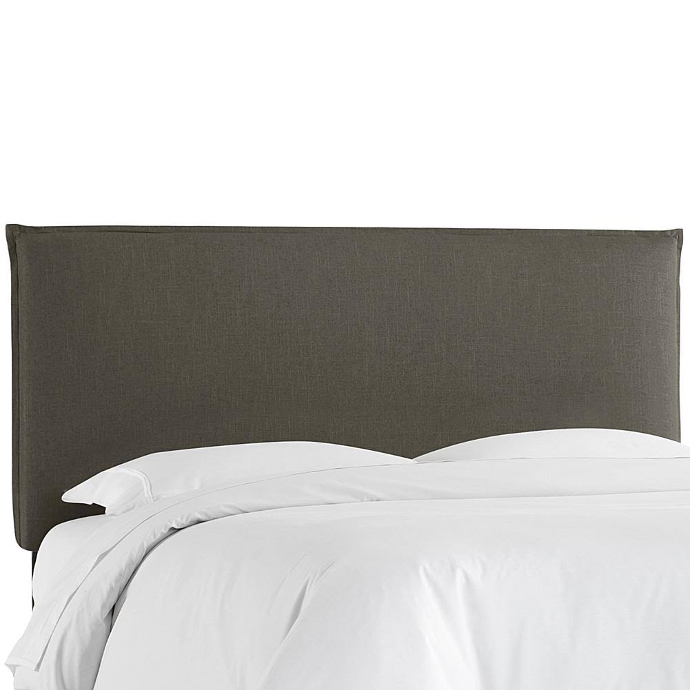 Skyline Furniture French Seam Headboard - California King - Gray/Grey