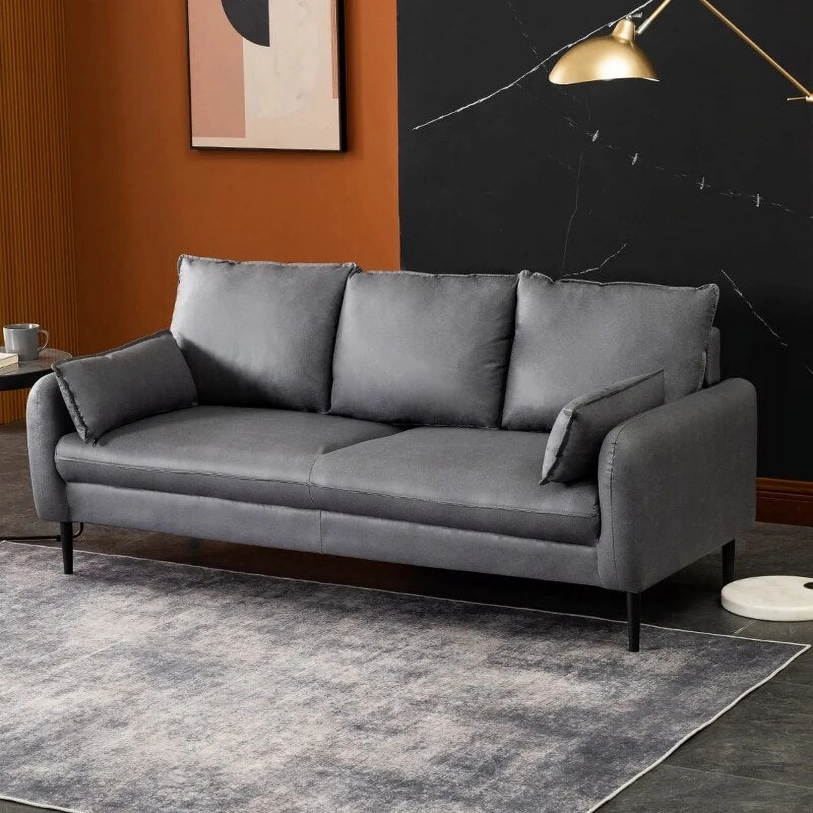 Nordic Chairs Sofa Couch Lounge Bedroom Sofa Lazy Modern Sofas Modernos Para Sala Furniture Living Room Sofa Set LQQ30XP