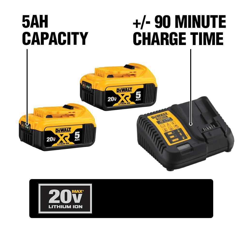 DeWalt 20-Volt Max Lithium-Ion Cordless Reciprocating Saw with Premium Battery P