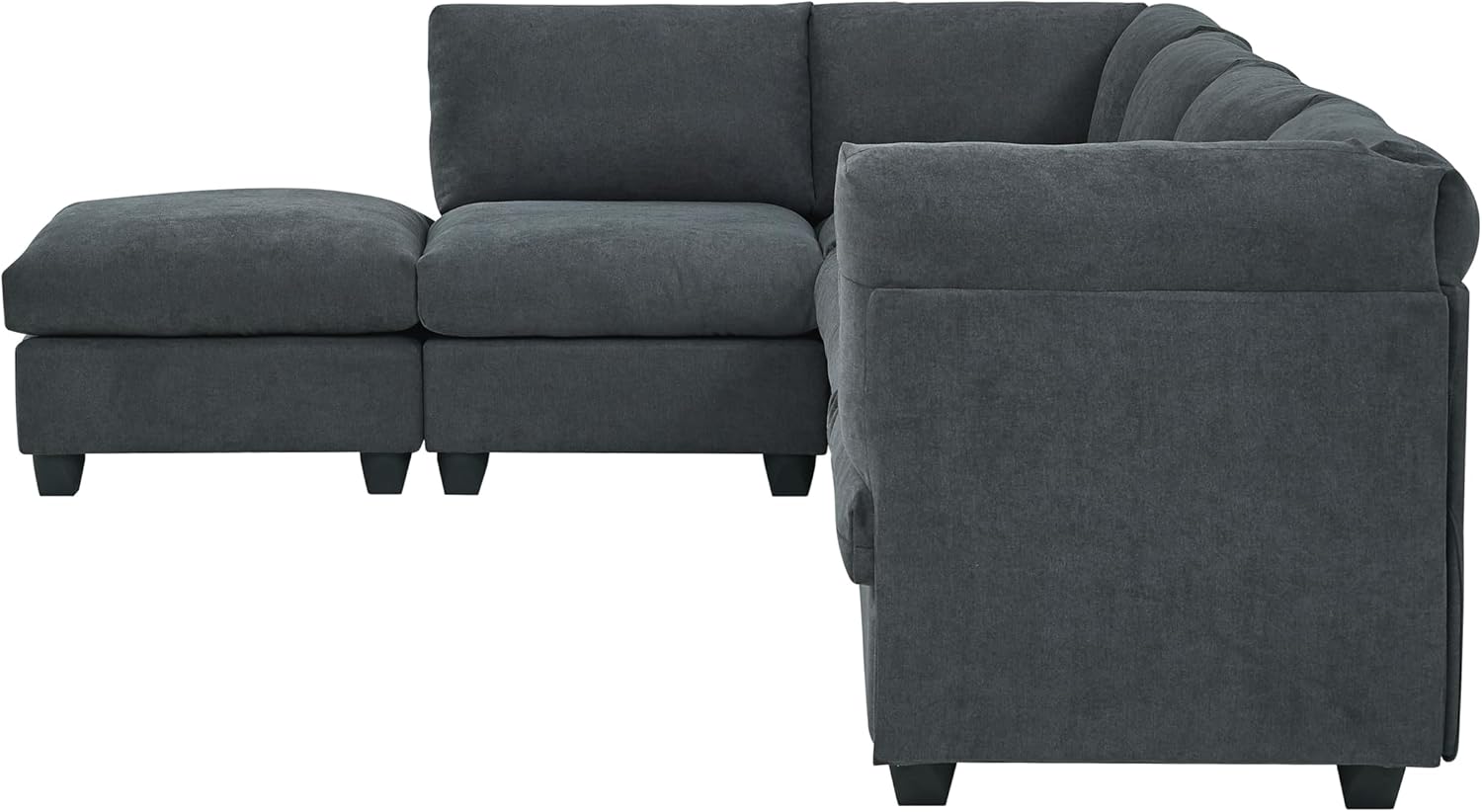 Modular Sectional, Dark Gray