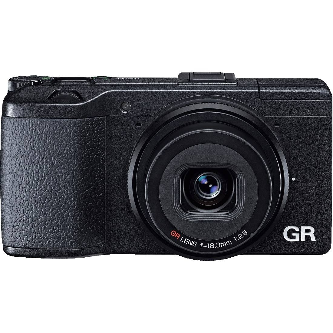 Ricoh GR 16.2 MP Compact Digital Camera - 1080p - Black