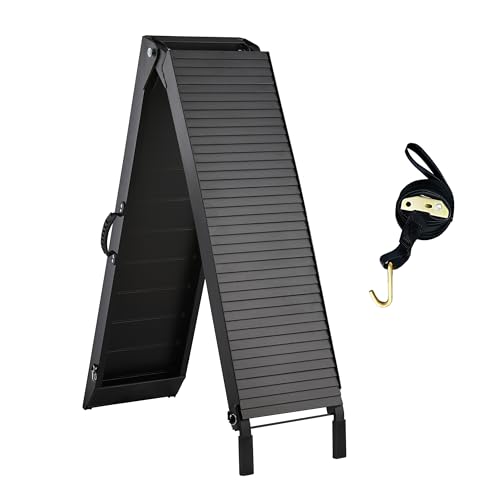 10ft Motorcycle Ramp 1500LBS Capacity, 120"x17.7" Black Truck Ramps, Loading Ramps for Pick Up Motorcycle, ATV, UTV, Dirt Bike, Lawn Mower, Golf Cart, Garden Tractor