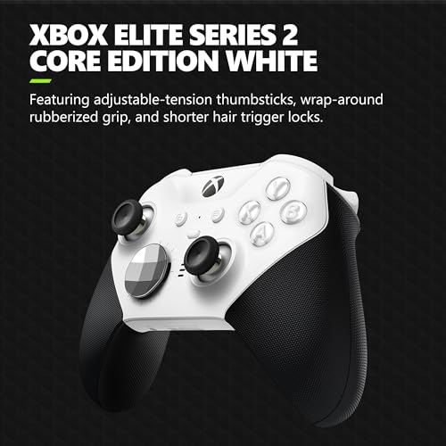 Xbox Elite Series 2 Core Wireless Gaming Controller – Blue Series X|S, One, Windows PC, Android, and iOS
