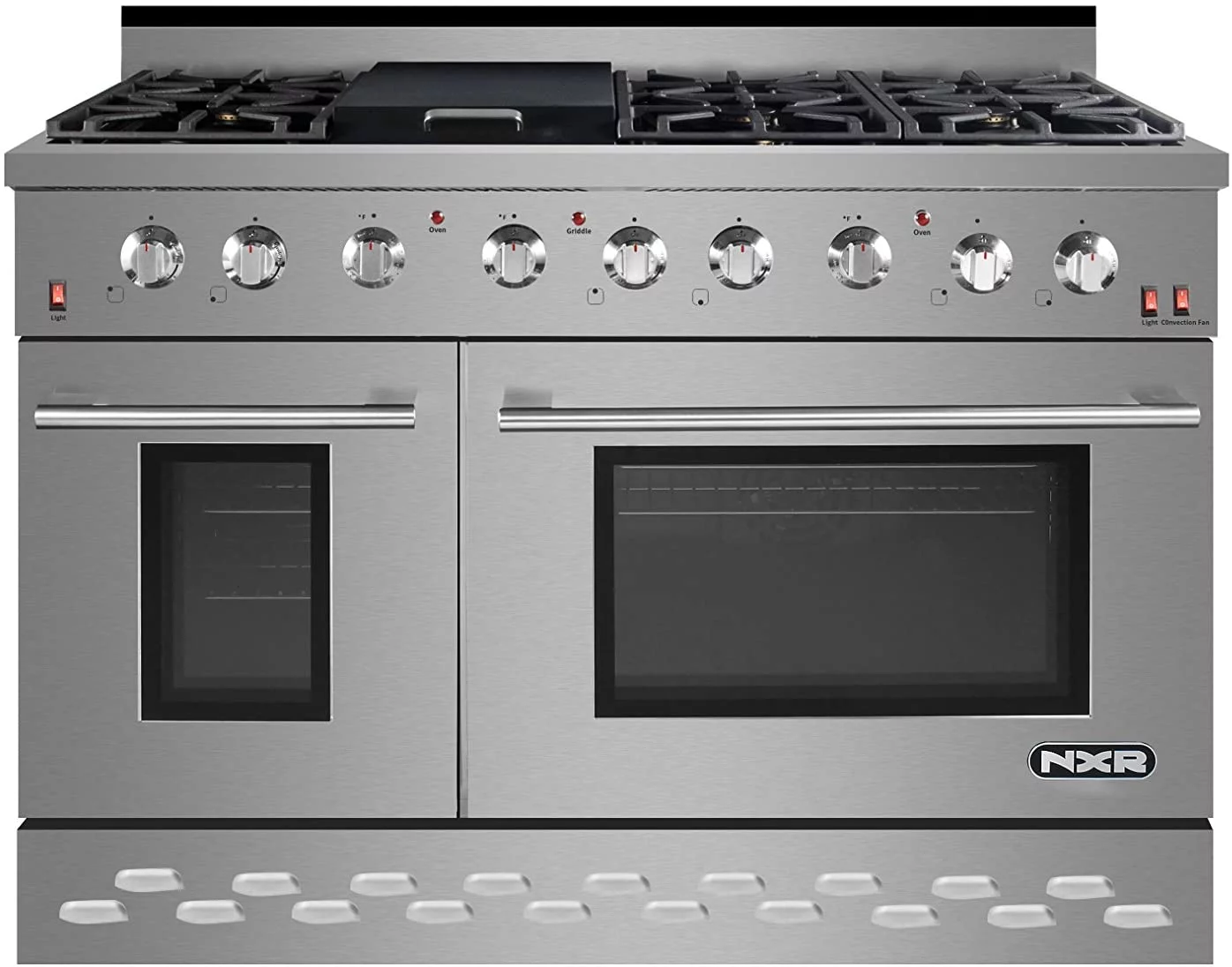 NXR  48" Stainless Steel Pro-Style Propane Gas Range with 7.2 cu.ft. Convection Oven SC4811LP