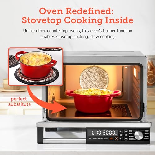 COSORI 13-in-1 26-Quart Ceramic Air Fryer Toaster Oven Combo+ COSORI Splatter Guard, Keep Your Oven Clean from Oil & Smoke