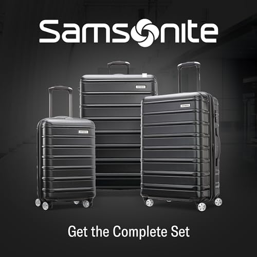 Samsonite Omni 2 Hardside Expandable Luggage with Spinner Wheels, 2-Piece Set (19/24), Lagoon Blue