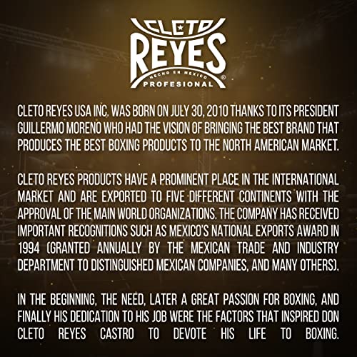 CLETO REYES Training Boxing Gloves with Hook and Loop Closure for Sparring and Heavy Punching Bags, Men and Women, MMA, Kickboxing, Muay Thai