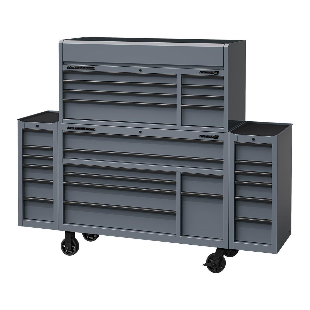 U.S. GENERAL 56 in. x 22 in. Top Chest, Series 3, Green