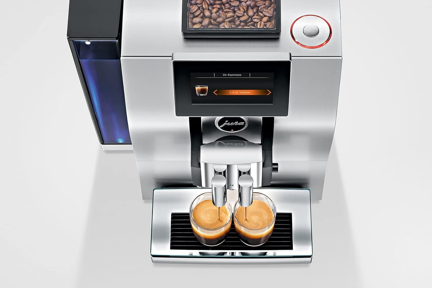 Jura Z8 Aluminum Automatic Espresso & Cappuccino Machine with Touch screen