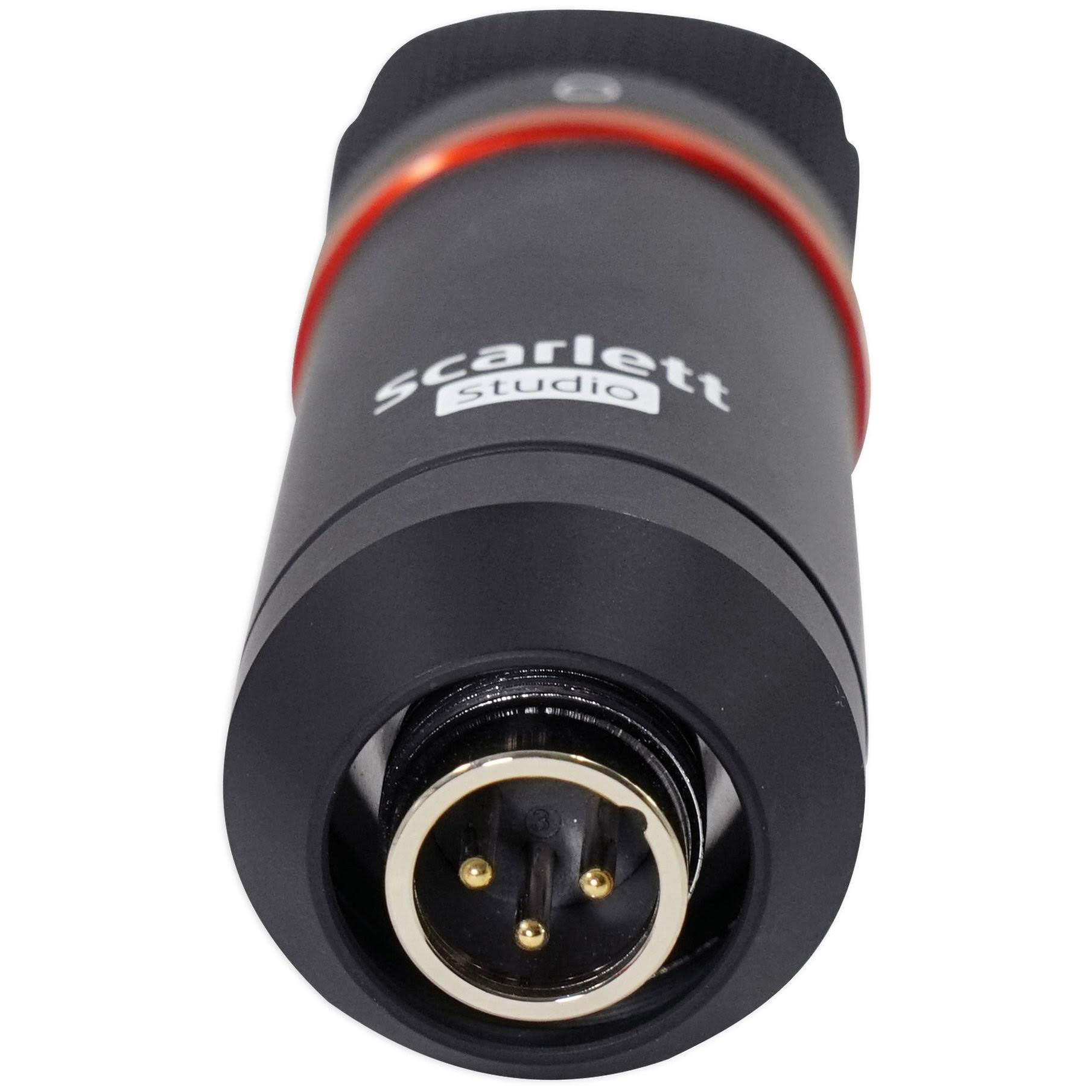 Focusrite Scarlett 2i2 Studio USB Audio Interface with Microphone, Headphones, stand clip