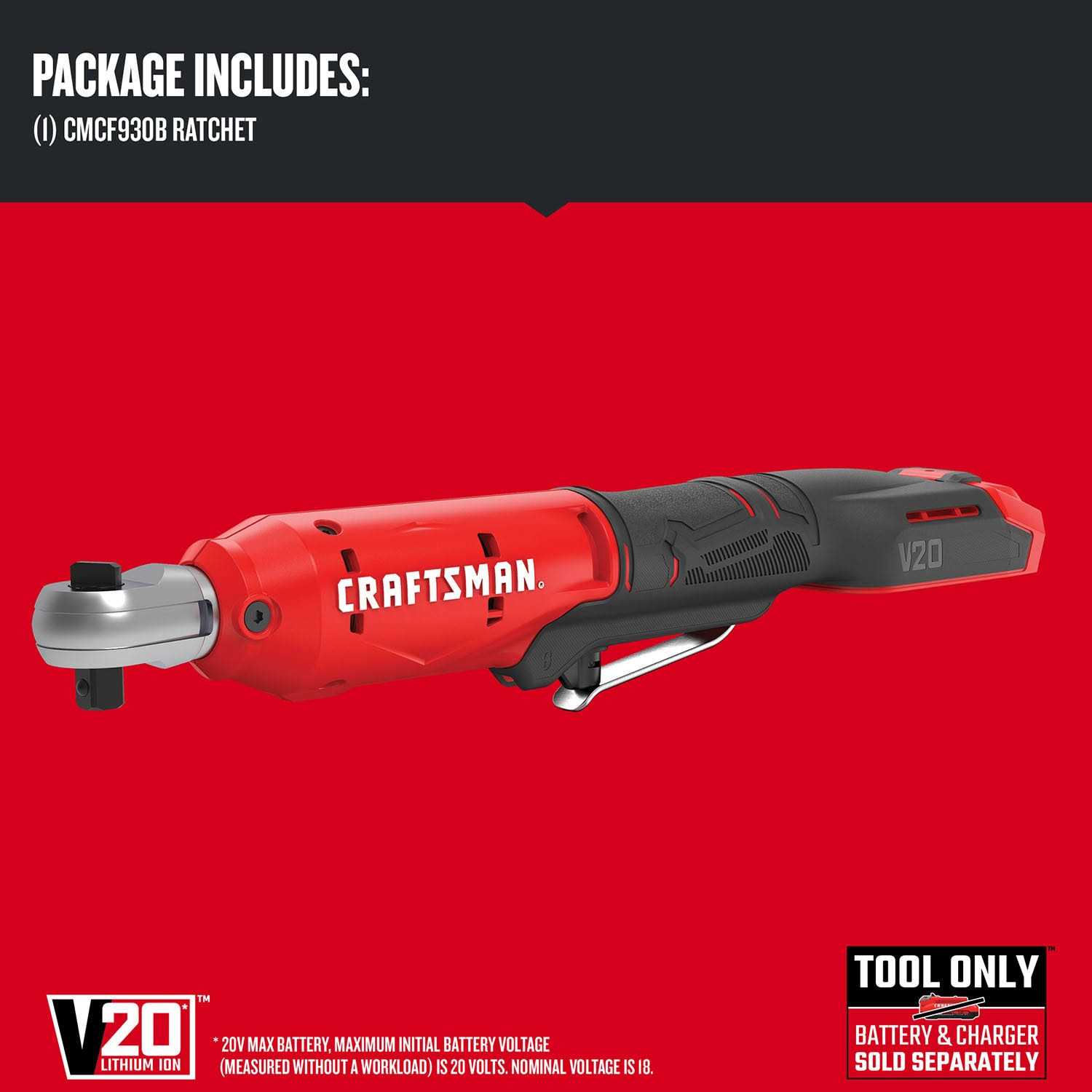 Craftsman V20 Cordless Ratchet - Shop Hardware Tools Online Store