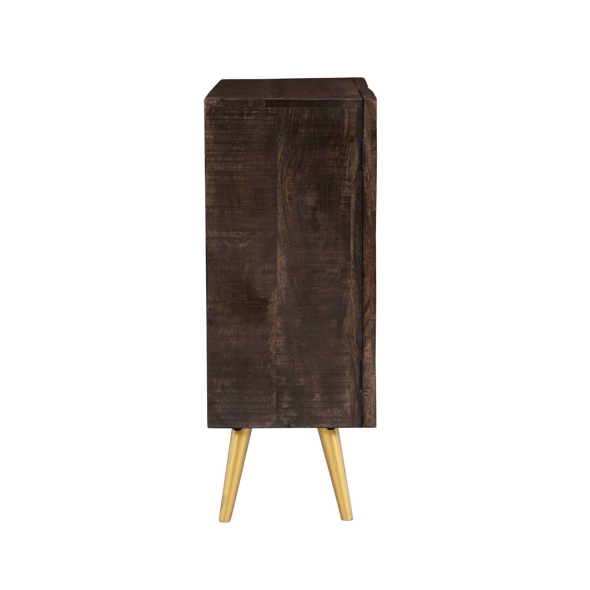 Tandy 2 Door Cabinet Brown - Powell Company