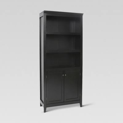 Threshold 72x22 Carson 5 Shelf Bookcase with Doors