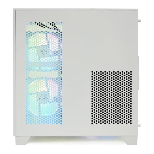 LXZ Gaming PC Desktop - Ryzen 5 5500 | GeForce RTX 3050 6GB | 16GB DDR4 | 1TB NVME SSD | DP/HDMI/DVI, Prebuilt Tower Computer for Gaming, Home and Office (White)