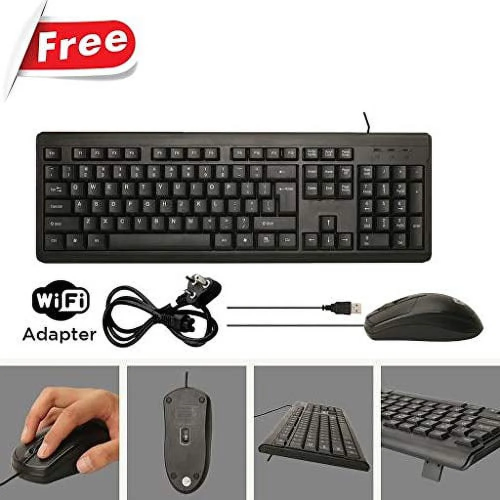 Pre-Owned Dell Optiplex 990 Tower Desktop Computer - Intel Core i5 2nd Gen, 16GB RAM, 256GB SSD, New Keyboard, Mouse, WiFi Adapter, Windows 10 Professional (Refurbished: Good)