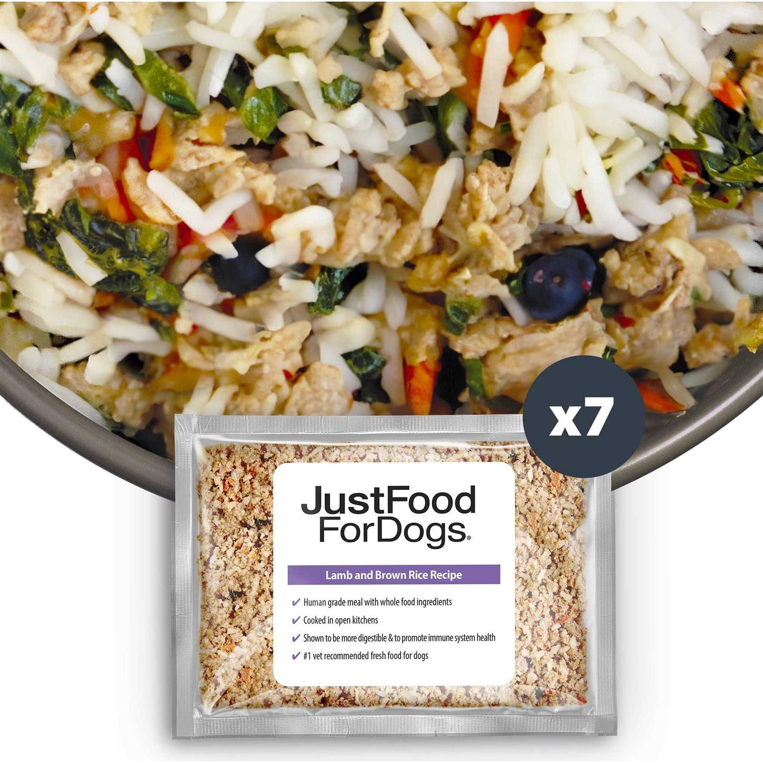 JustFoodForDogs Daily Diets Rice Frozen Dog Food - Pet Supplies online store