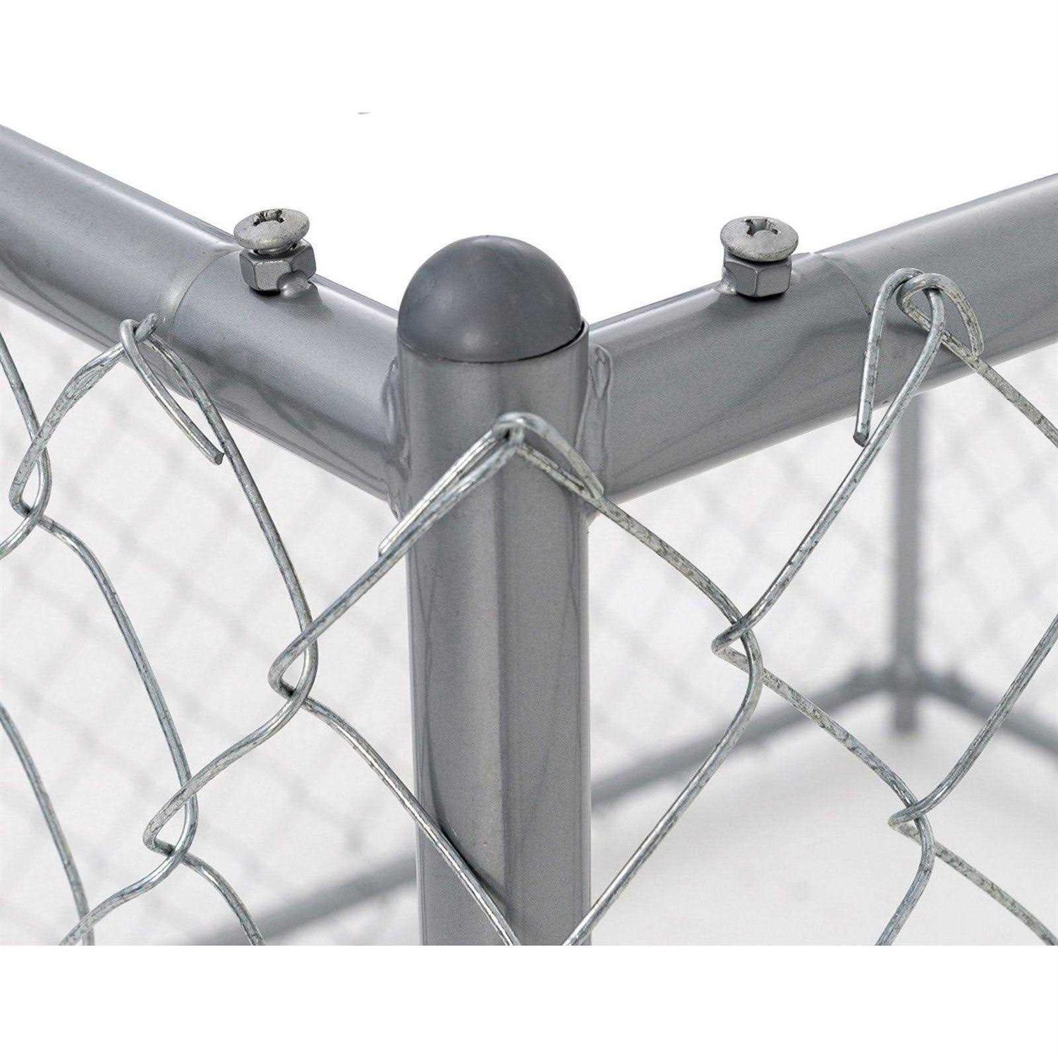 Lucky Dog Galvanized Chain Link Kennel - Pet Supplies online store