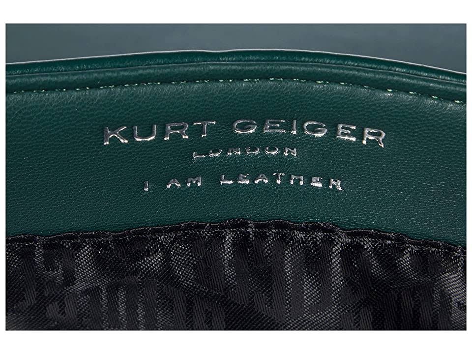 Kurt Geiger London Drench Large Quilted Shoulder Bag - Dark Green