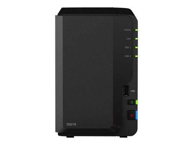 Synology Disk Station DS218 2-Bay Diskless NAS Server - SATA 6Gb/s