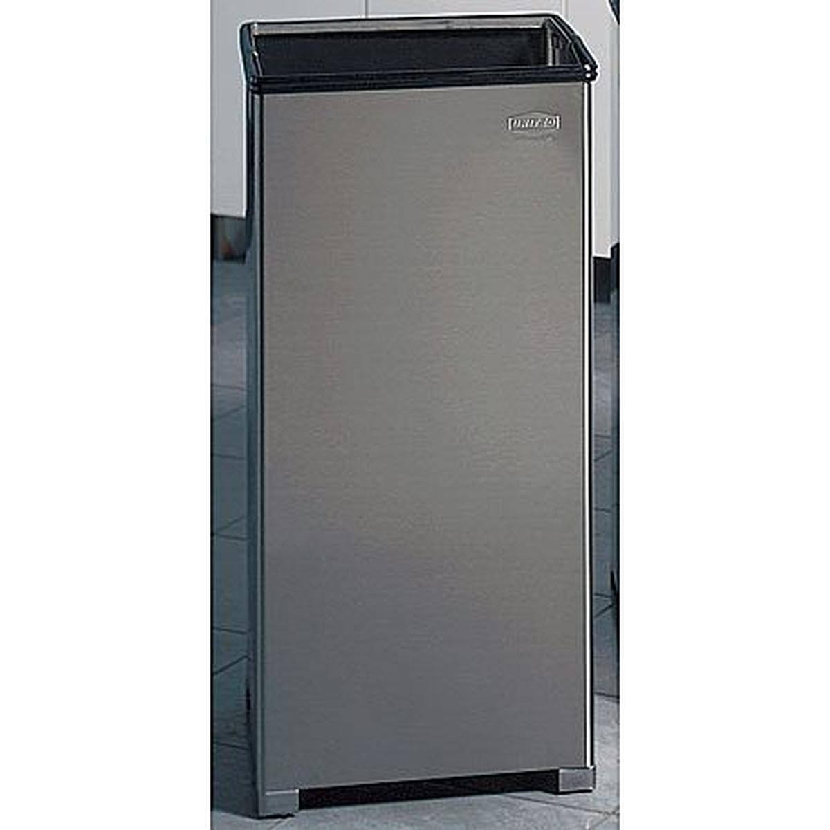 Rubbermaid FGB1424SSRB - Trash Can Square 24 gal. Silver