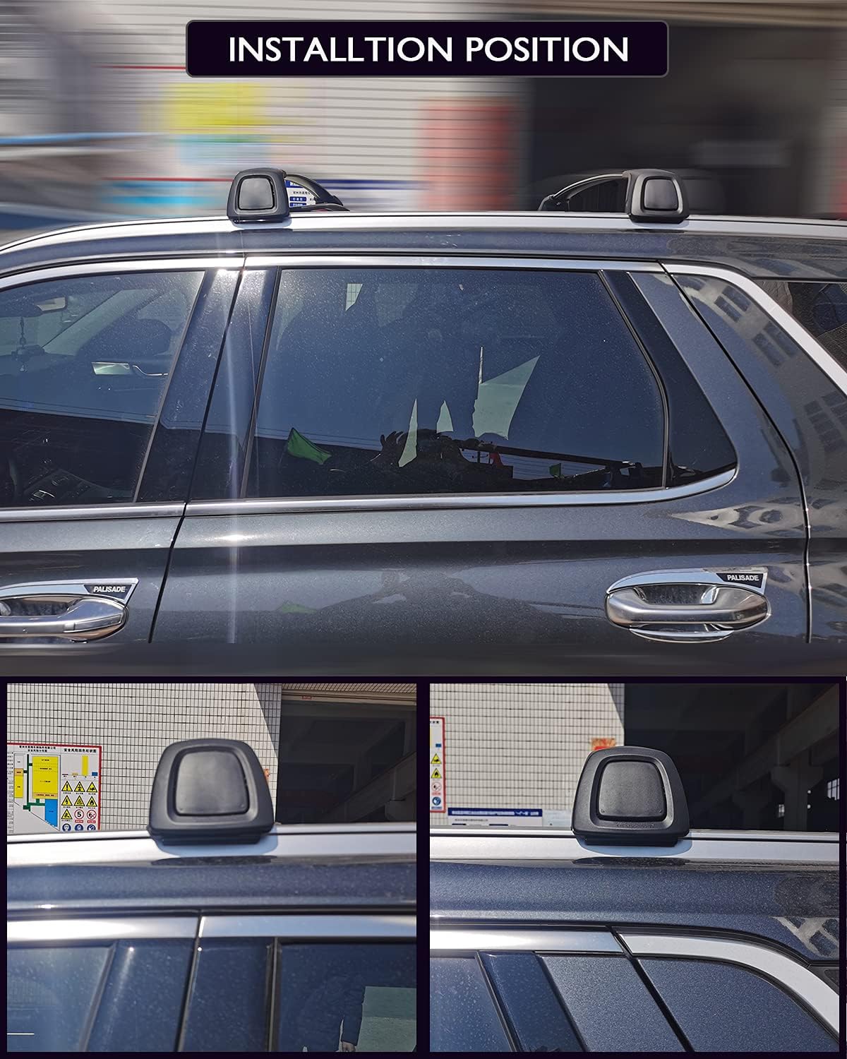 Snailfly Upgraded Roof Rack Cross Bar Fit for Hyundai Palisade SE SEL Limited Calligraphy 2019-2022 Lockable Cargo Crossbars Carrier