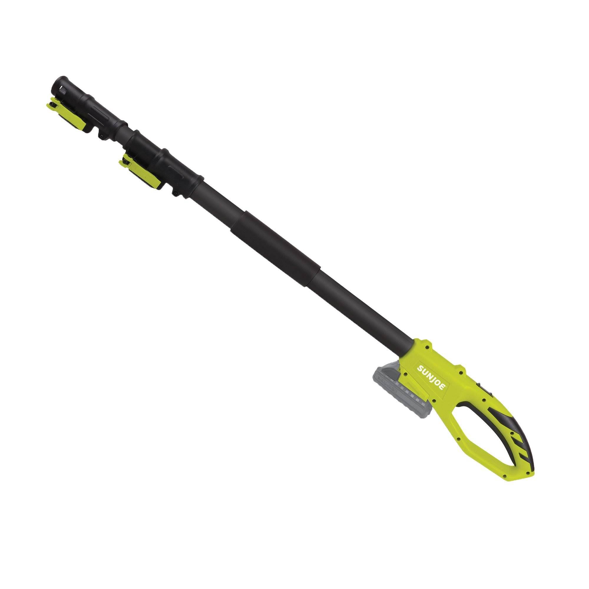 Sun Joe Cordless Lawn Care System with Hedge Trimmer Pole Saw and Leaf Blower, Green