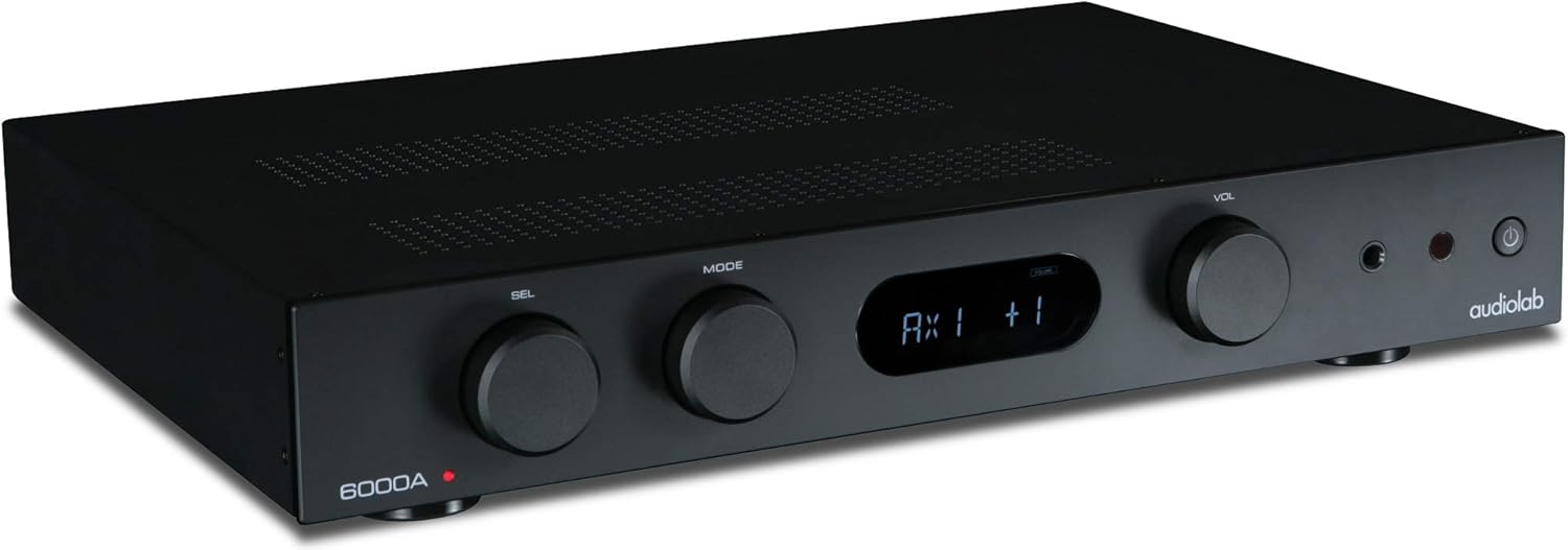 Audiolab 6000A 100-watt Stereo Integrated Amp/Bluetooth DAC - Black