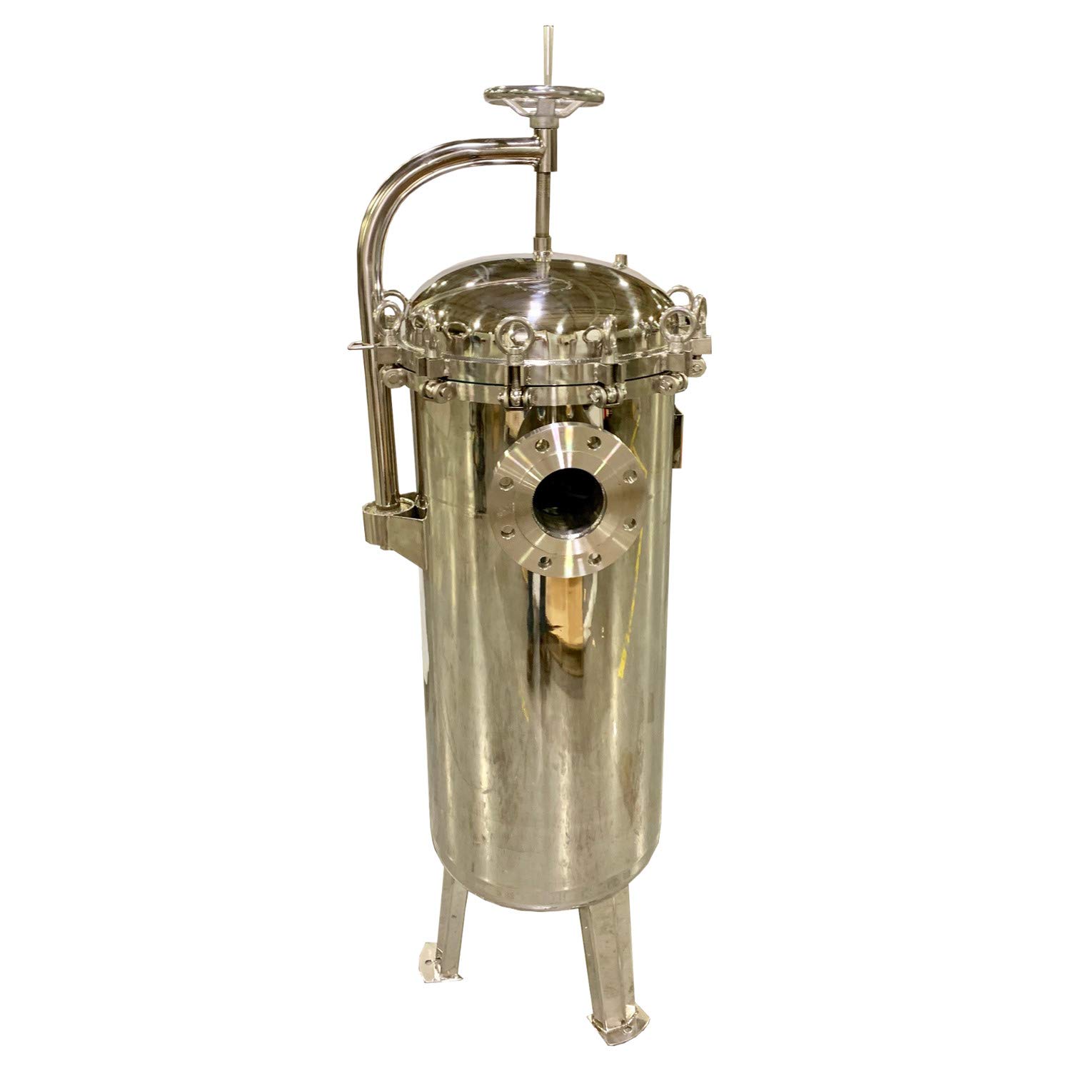 Multi Bag Filter Housing, 3 Bag Housing uses #2 size filter bags, 304 Stainless Steel, 150 PSI Pressure