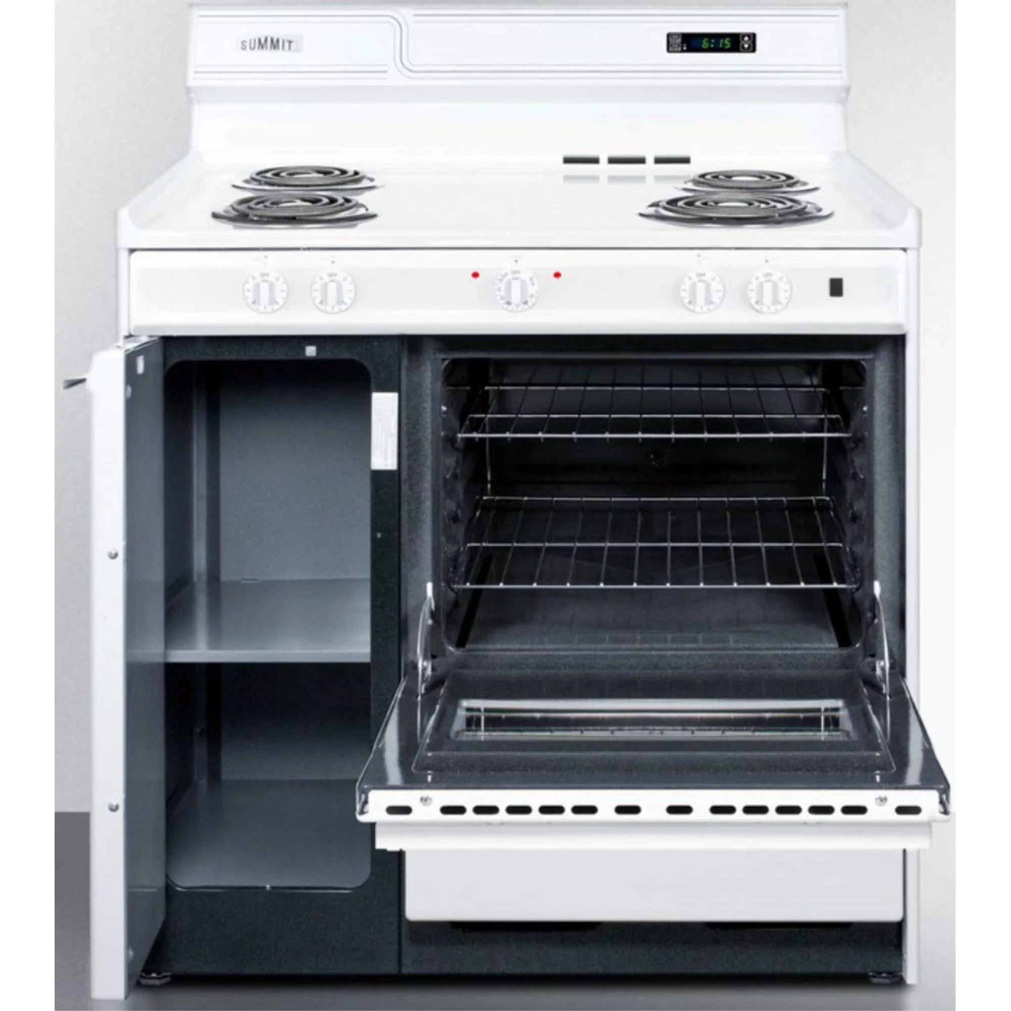 36" Wide Electric Coil Top Range