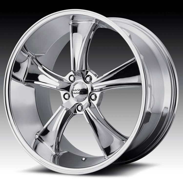 American Racing Vn805 BLVD Chrome Custom Wheels 20x22 5x4.75