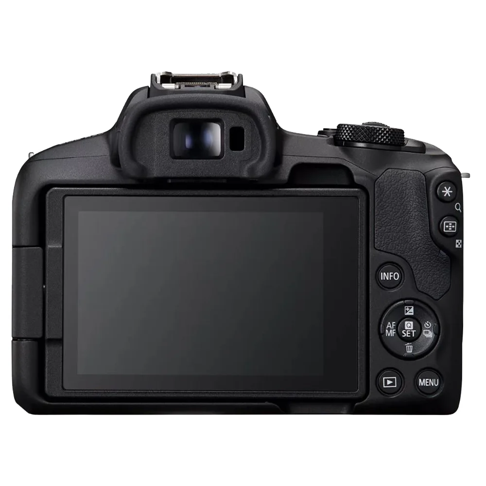 Canon EOS R50 Mirrorless Camera Body with 2 Lens Kit RF-S 18-45mm IS STM and RF-S 55-210mm IS STM 5811C022 Bundle with Deco Gear Photography Bag + Microphone + Tripod + Software & Accessories Kit