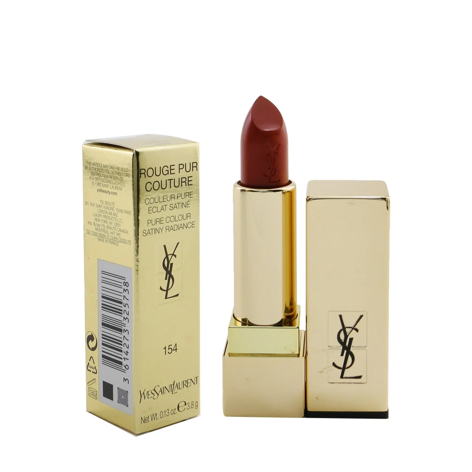 Yves Saint Laurent Rouge Pur Couture - #151 Rouge Unapologetic  3.8g/0.13oz