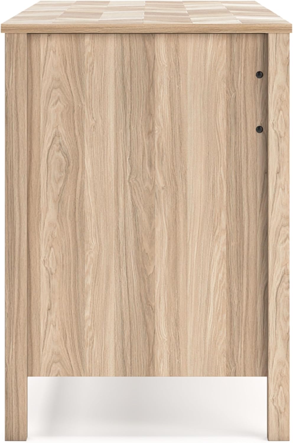 Signature Design by Ashley Battelle Home Office Desk, 60" W x 20" D x 29" H, Light Brown